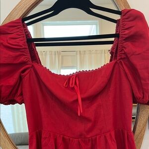 Reformation Marella Linen Dress